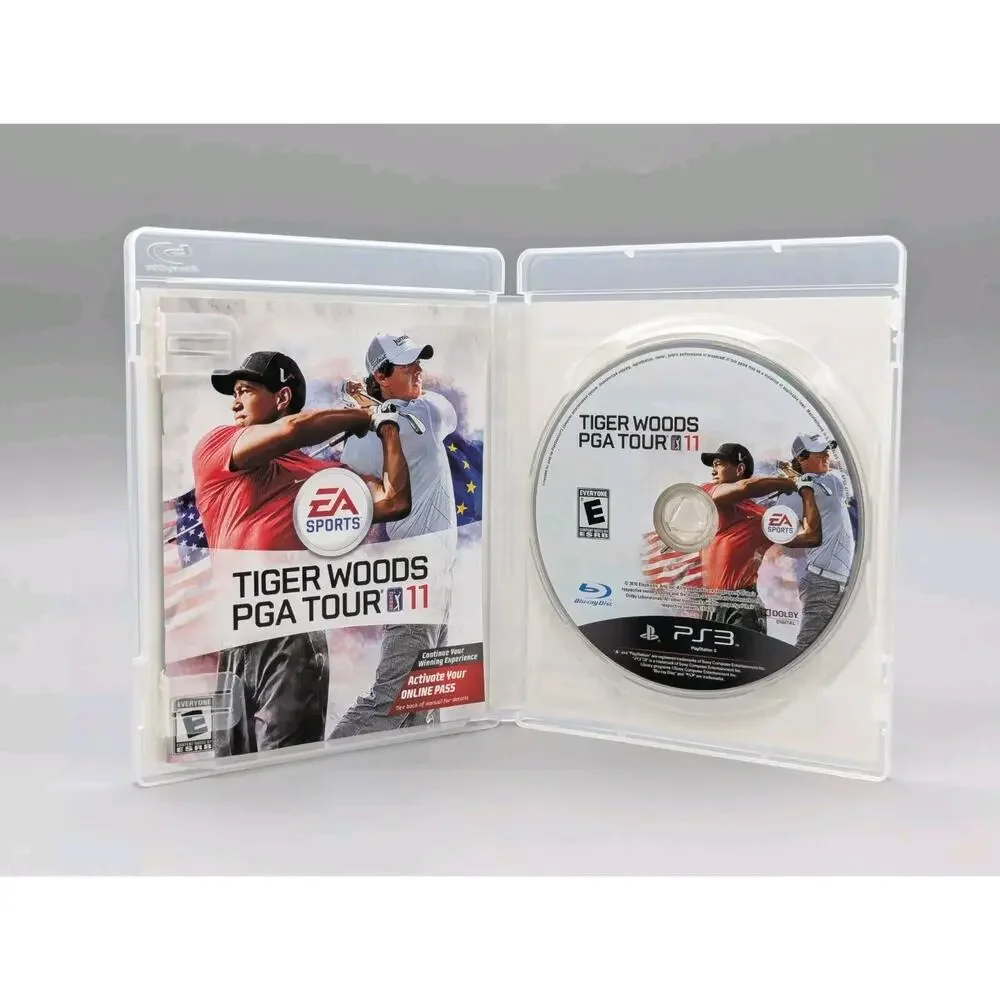 PS3 PlayStation 3 Pure Futbol FIFA Soccer 11 Tiger Woods PGA Tour 11 Game Lot